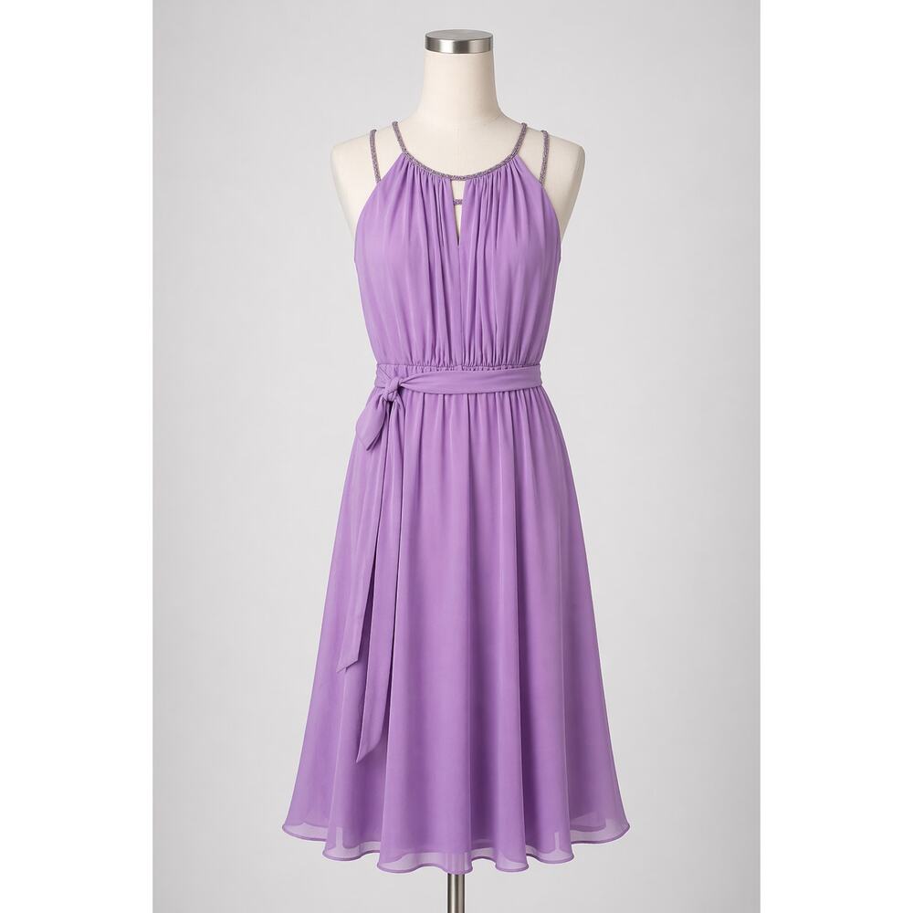 David's Bridal | Lavender Beaded Formal Dress 2 Bridal - Picture 10 of 10